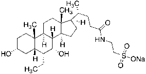 Tauro 6-Ethylchenodeoxycholic Acid Sodium SaltREPLACES E917458.