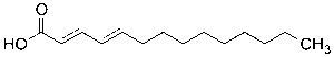 (2E,4E)-2,4-Tetradecadienoic acid