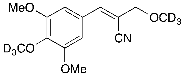 Alpha-(3,4,5-Trimethoxybenzylidene)-Beta-methoxypropylnitrile-d6