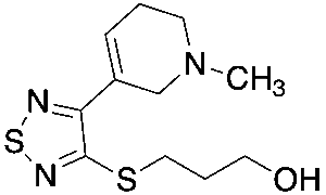 3-[[4-(1,2,5,6-Tetrahydro-1-methyl-3-pyridinyl)-1,2,5-thiadiazol-3-yl]thio]-1-propanol