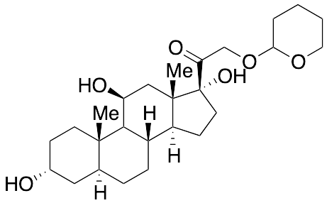 (3Alpha,5Alpha,11Beta)-3,11,17-trihydroxy-21-[(tetrahydro-2H-pyran-2-yl)oxy]-pregnan-20-one