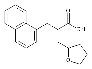 Tetrahydro-Alpha-(1-naphthalenylmethyl)-2-furanpropanoic Acid
