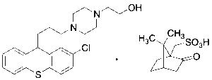 Zuclopenthixol (-)-10-Camphorsulfonic Acid Salt