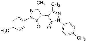 2,2',4,4'-Tetrahydro-5,5'-dimethyl-2,2'-bis(4-methylphenyl)[4,4'-bi-3H-pyrazole]-3,3'-dione