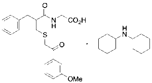 Thiorphan Methoxyacetophenone Derivative Dicyclohexylamine Salt (85%)