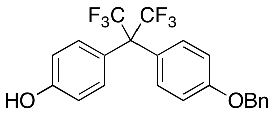 4-[2,2,2-Trifluoro-1-[4-(phenylmethoxy)phenyl]-1-(trifluoromethyl)ethyl]-phenol