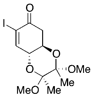 (2S,3S,4aR,8aR)-2,3,4a,8a-Tetrahydro-7-iodo-2,3-dimethoxy-2,3-dimethyl-1,4-benzodioxin-6(5H)-one