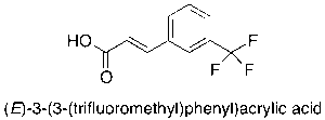 (E)-3-(3-(Trifluoromethyl)phenyl)acrylic Acid