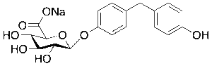 (2S,3S,4S,5R,6S)-3,4,5-Trihydroxy-6-(4-(4-hydroxybenzyl)phenoxy)tetrahydro-2H-pyran-2-carboxylate Sodium Salt