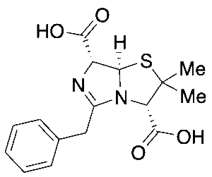 (3S,7R,7aR)-5-Benzyl-2,2-dimethyl-2,3,7,7a-tetrahydroimidazo[5,1-b]thiazole-3,7-dicarboxylic Acid