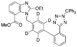 N-Trityl Candesartan Methyl Ester-d4