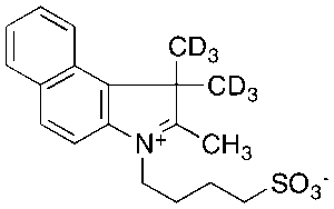 1,1,2-Trimethyl-3-(4-sulfobutyl)benz[e]indolium-d6 Inner Salt