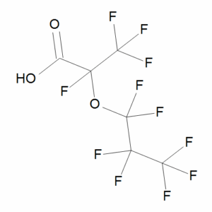 2,3,3,3-Tetrafluoro-2-(1,1,2,2,3,3,3,heptafluoropropoxy)propanoic Acid (~90%)