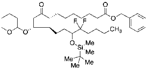 11-O-Tetrahydropyranyl-15-O-tert-butyldimethylsilyl-lubiprostone Phenylmethyl Ester