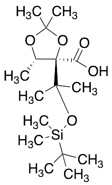 (4S-cis)-4-(O-TBDMS-1-methylethyl)-2,2,5-trimethyl-1,3-dioxolane-4-carboxylic Acid