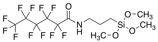 2,2,3,3,4,4,5,5,6,6,6-Undecafluoro-N-[3-(trimethoxysilyl)propyl]hexanamide (Technical Grade)