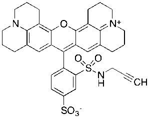 Texas Red 2’-Propargyl Sulfonamide 4’-Sulfate