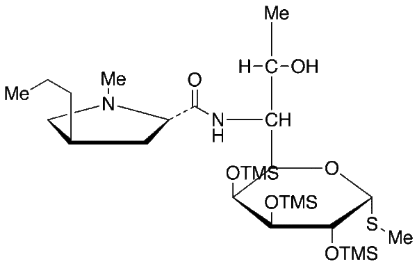 2,3,4-Tri-O-trimethylsilylepilincomycin