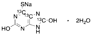 Thiouric Acid-13C3 Sodium Salt Dihydrate