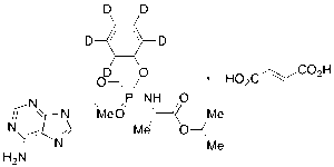 Tenofovir Alafenamide-d5 Fumarate (diastereomers)