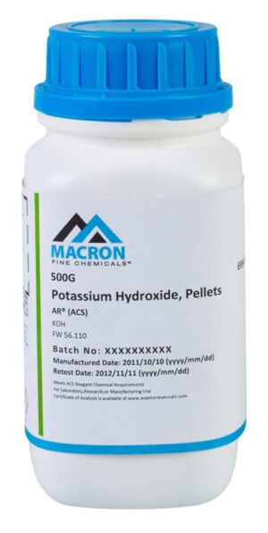 POTASSIUM HYDROXIDE AR 500GM - MACR6984-04, 500 g