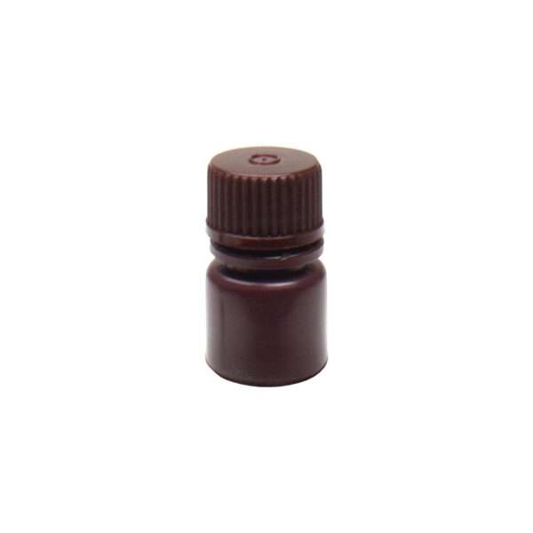 United Scientific® UniStore™ REAGENT BOTTLE, NARROW MOUTH, AMBER, HDPE, 8ML