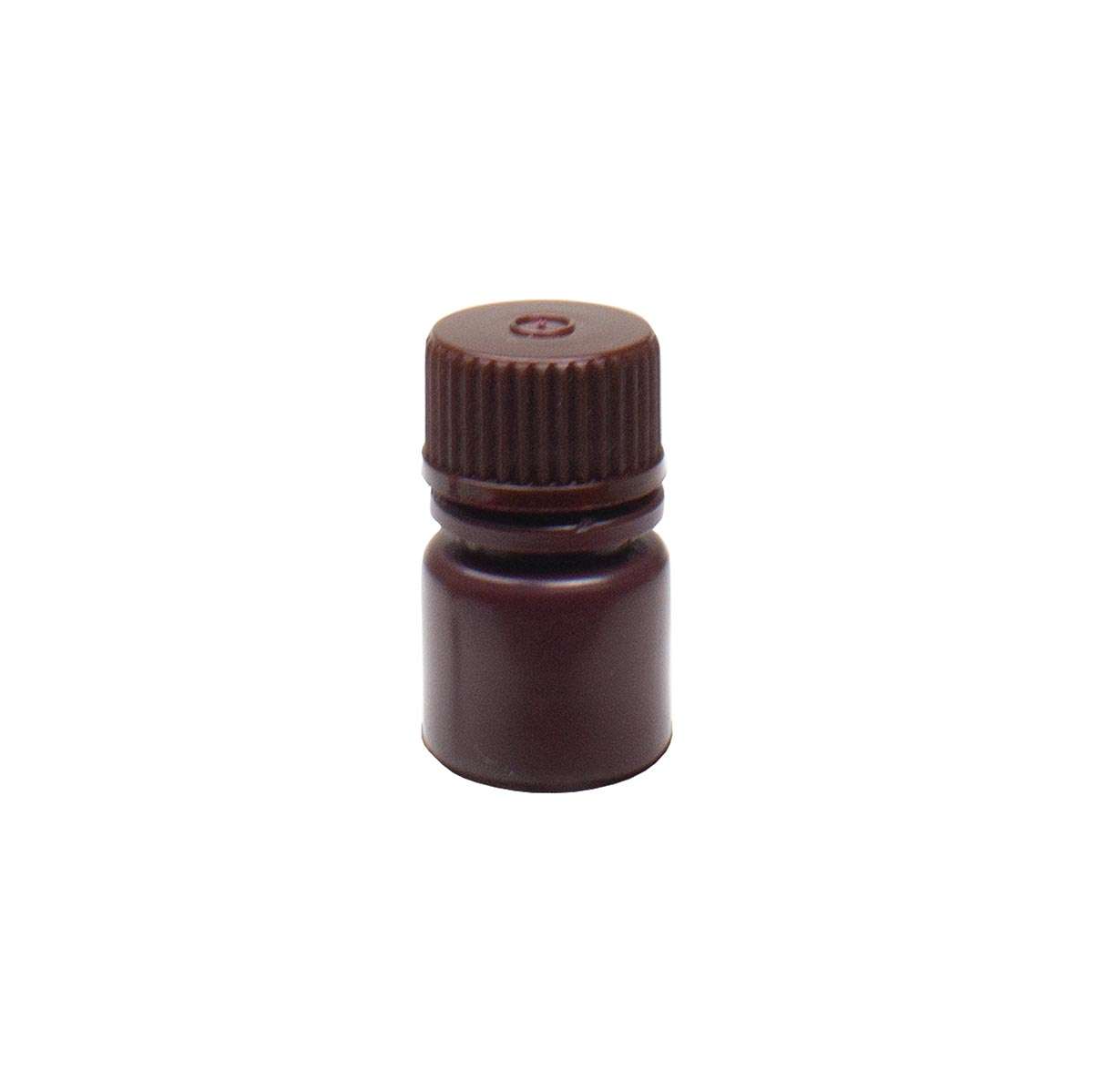 United Scientific® UniStore™ REAGENT BOTTLE, NARROW MOUTH, AMBER, HDPE, 8ML