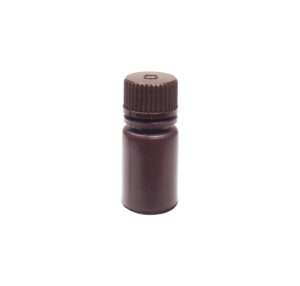 United Scientific® UniStore™ REAGENT BOTTLE, NARROW MOUTH, AMBER, HDPE, 15ML