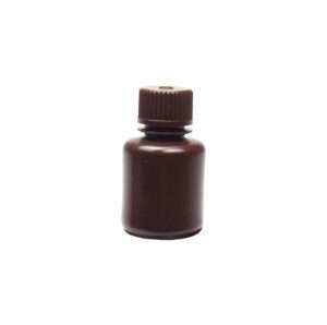 United Scientific® UniStore™ REAGENT BOTTLE, NARROW MOUTH, AMBER, HDPE, 30ML