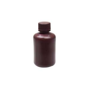 United Scientific® UniStore™ REAGENT BOTTLE, NARROW MOUTH, AMBER, HDPE, 125ML