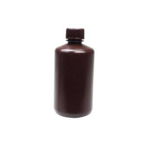 United Scientific® UniStore™ REAGENT BOTTLE, NARROW MOUTH, AMBER, HDPE, 250ML