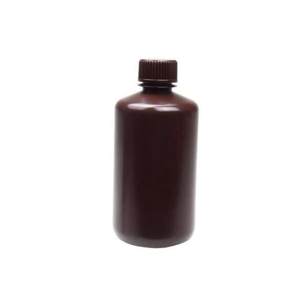 United Scientific® UniStore™ REAGENT BOTTLE, NARROW MOUTH, AMBER, HDPE, 250ML