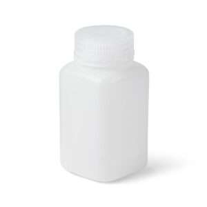 United Scientific™ UniStore™ WIDE MOUTH SQUARE BOTTLES, HDPE, 175 ML