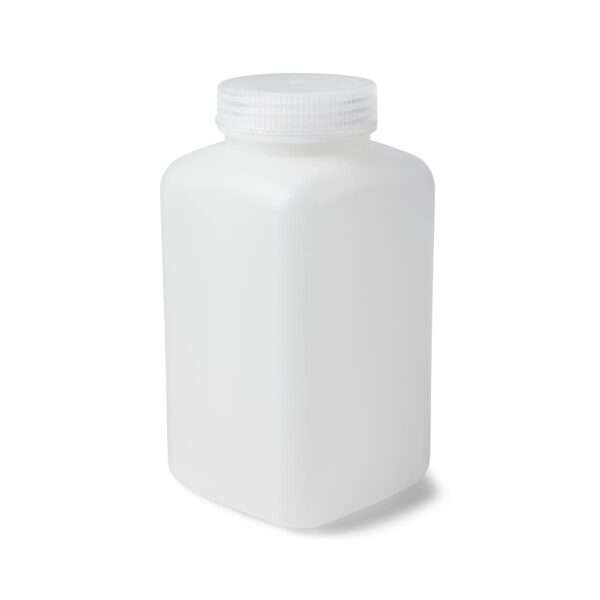 United Scientific™ UniStore™ WIDE MOUTH SQUARE BOTTLES, HDPE, 1000 ML