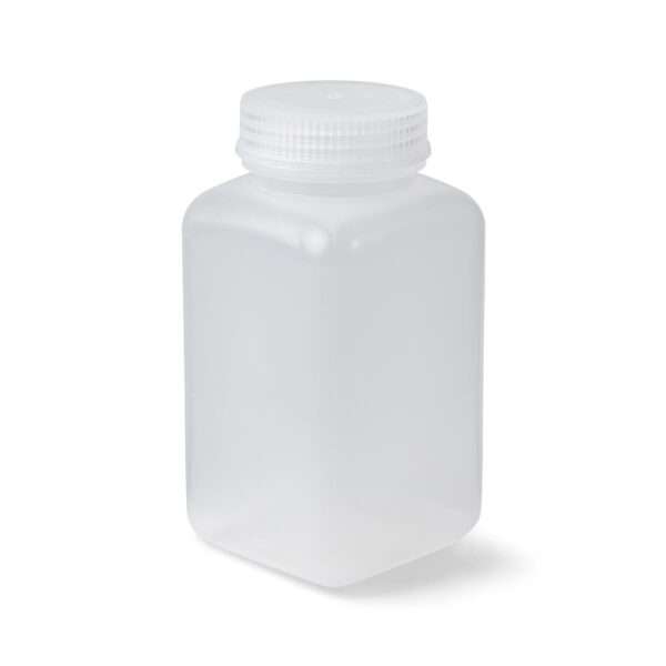United Scientific™ UniStore™ WIDE MOUTH SQUARE BOTTLES, PPCO, 500 ML