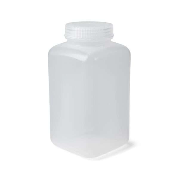 United Scientific™ UniStore™ WIDE MOUTH SQUARE BOTTLES, PPCO, 1000 ML