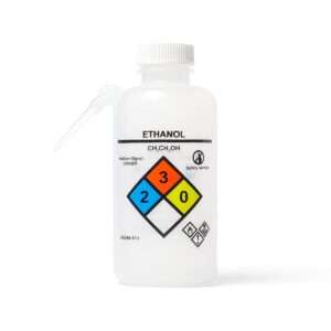 United Scientific® UniSafe™ ETHANOL WASH BOTTLE, UNITARY, LDPE, 500ML