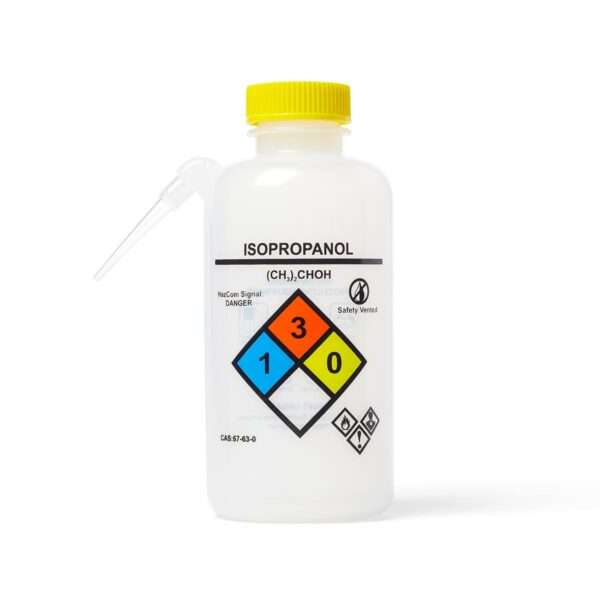 United Scientific® UniSafe™ ISOPROPANOL WASH BOTTLE, UNITARY, LDPE, 500ML
