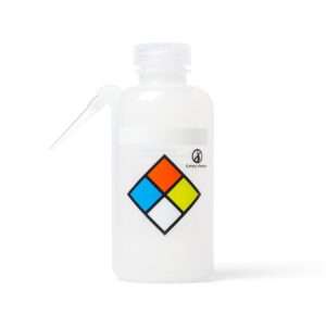 United Scientific® UniSafe™ WRITE-ON WASH BOTTLE, UNITARY, LDPE, 500ML