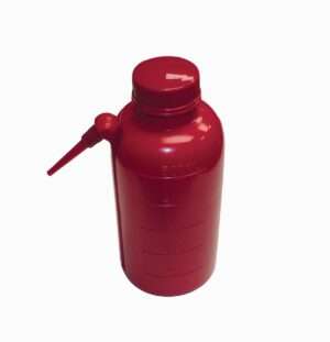United Scientific® WASH BOTTLES, UNITARY, RED, 500ML