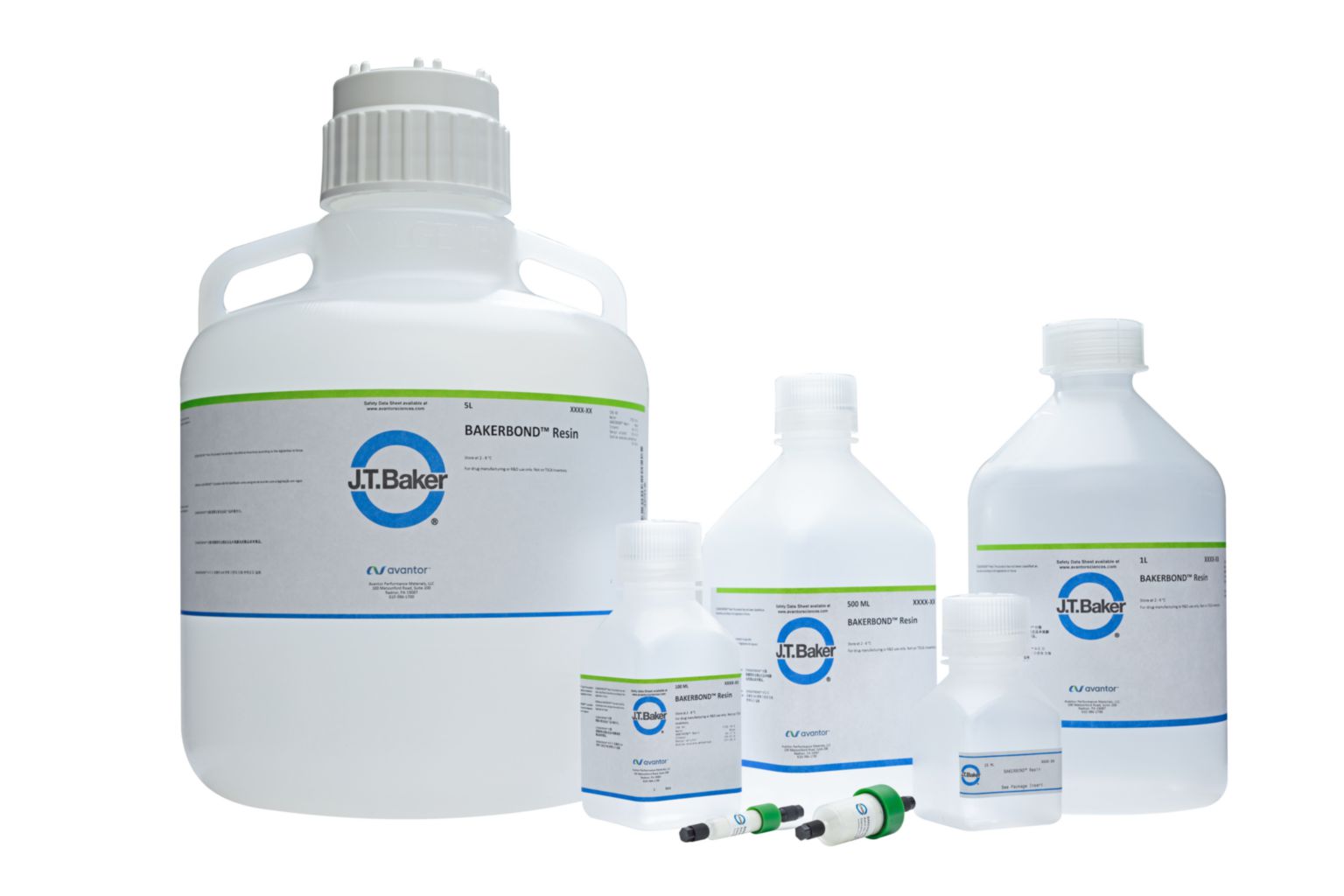 Avantor® J.T. Baker® BAKERBOND® PolyQUAT Multimode Ion Exchange Chromatography Resin - BAKR7603-02, 100 ml, Poly QUAT (PEI and Quaternary Amine), Strong Anion Exchanger Media