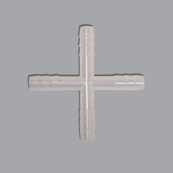 United Scientific® FOUR-WAY CONNECTOR, FOR 6MM TUBING