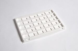 United Scientific® MICROSCOPE SLIDE TRAY, POLYSTYRENE, PACK OF 6
