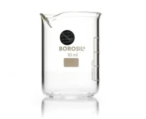 Borosil® Low Form Griffin Beaker with Spout 10 mL ISO3819 Borosilicate, 20/CS