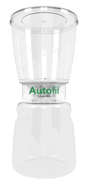 Autofil® Sterile Disposable Bottle Top Vacuum Filter Units with 0.2 µm Sterilizing PES Membrane, 1000 mL, 12/CS