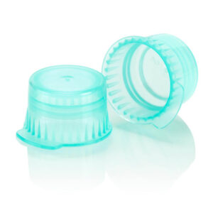 Snap cap, Translucent green, PE, for