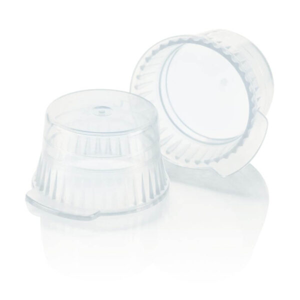 Snap Cap, Translucent Clear, PE, for