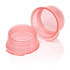 Snap Cap, Translucent Red, PE, for
