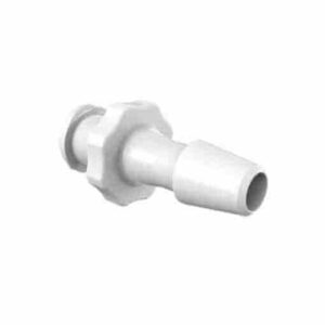 Eldon James 3/16" HB, Female Luer, Natural Kynar (PVDF), 100/PK
