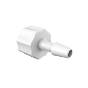Eldon James 1/8" HB, Male Luer, Natural Kynar (PVDF), 100/PK